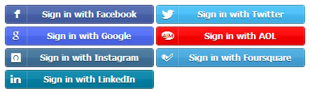 Social Login Plugin, Facebook, Twitter and Google
