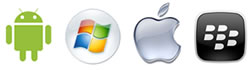 IOS, Android, Mac, Windows, Blackberry, Linux devices